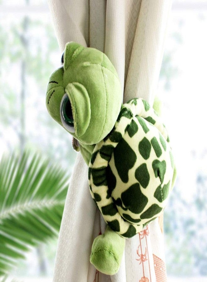 Cciphy 1 Pair Cartoon Turtle Curtain holdbacks Cute Tiebacks Animal Holders Window Accessories for Living Room Bedroom Curtain Decoration (Turtle) - Image 3